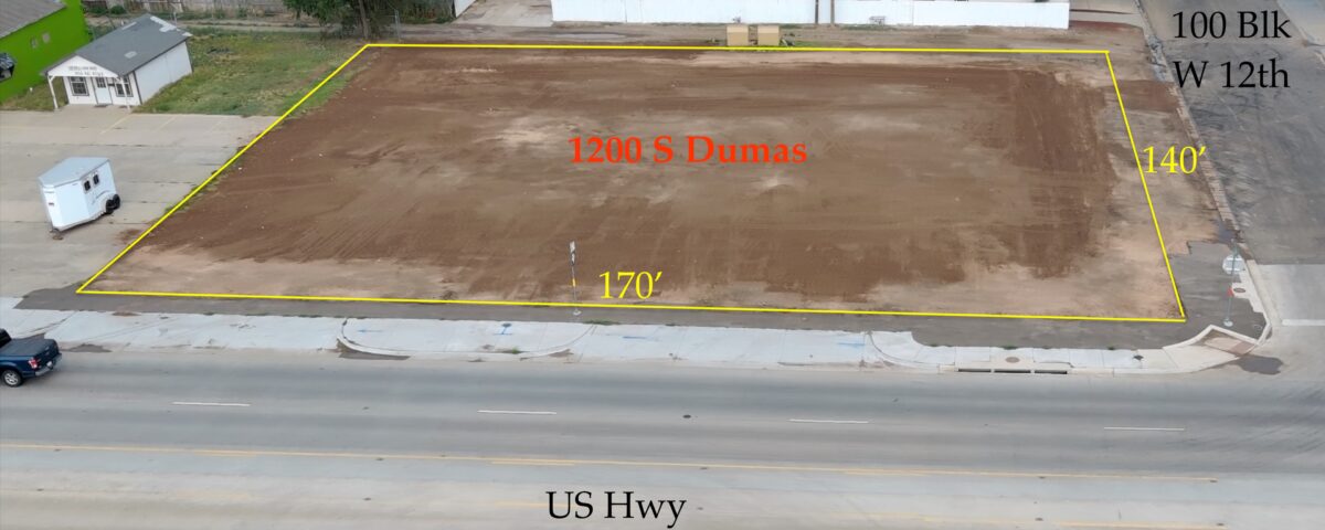 Commercial Lot 1200 S. Dumas Ave., Dumas, Tx 79029